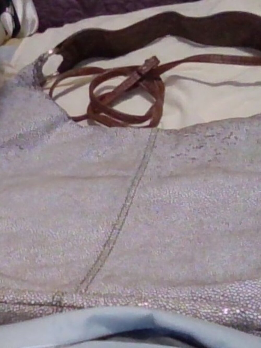 Authentic HOBO handbag. Tag indicates 100% leather, 100% polyester interior